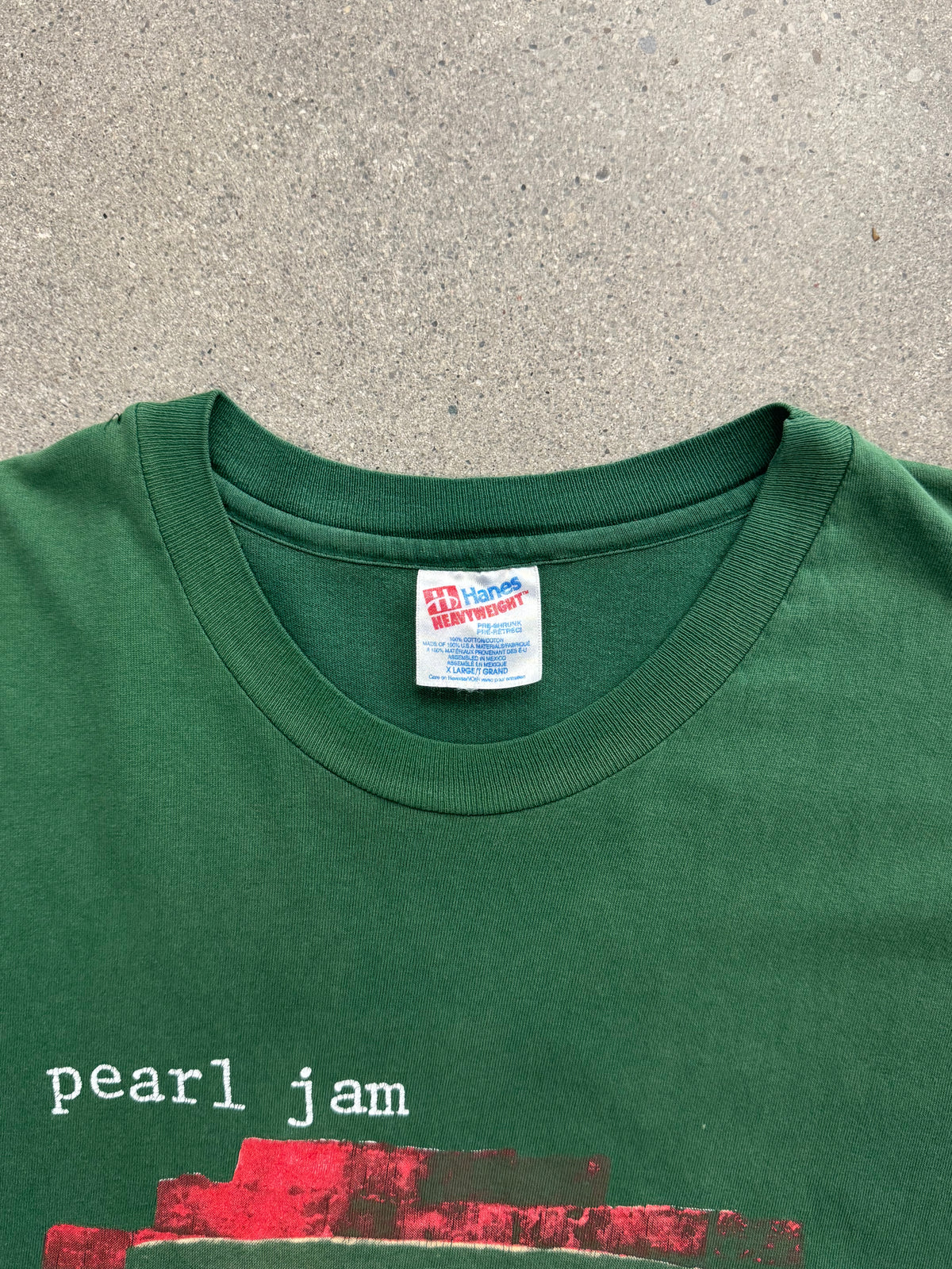 1993 Pearl Jam Window Pain Canadian Tour T-Shirt - XL