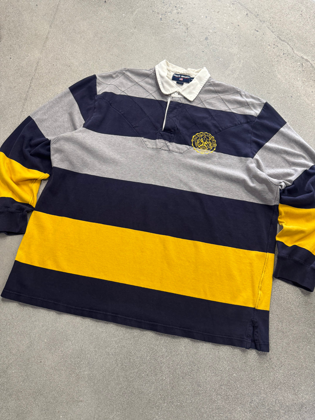 Polo Sport Collegiate Crest Rugby Shirt - XXL