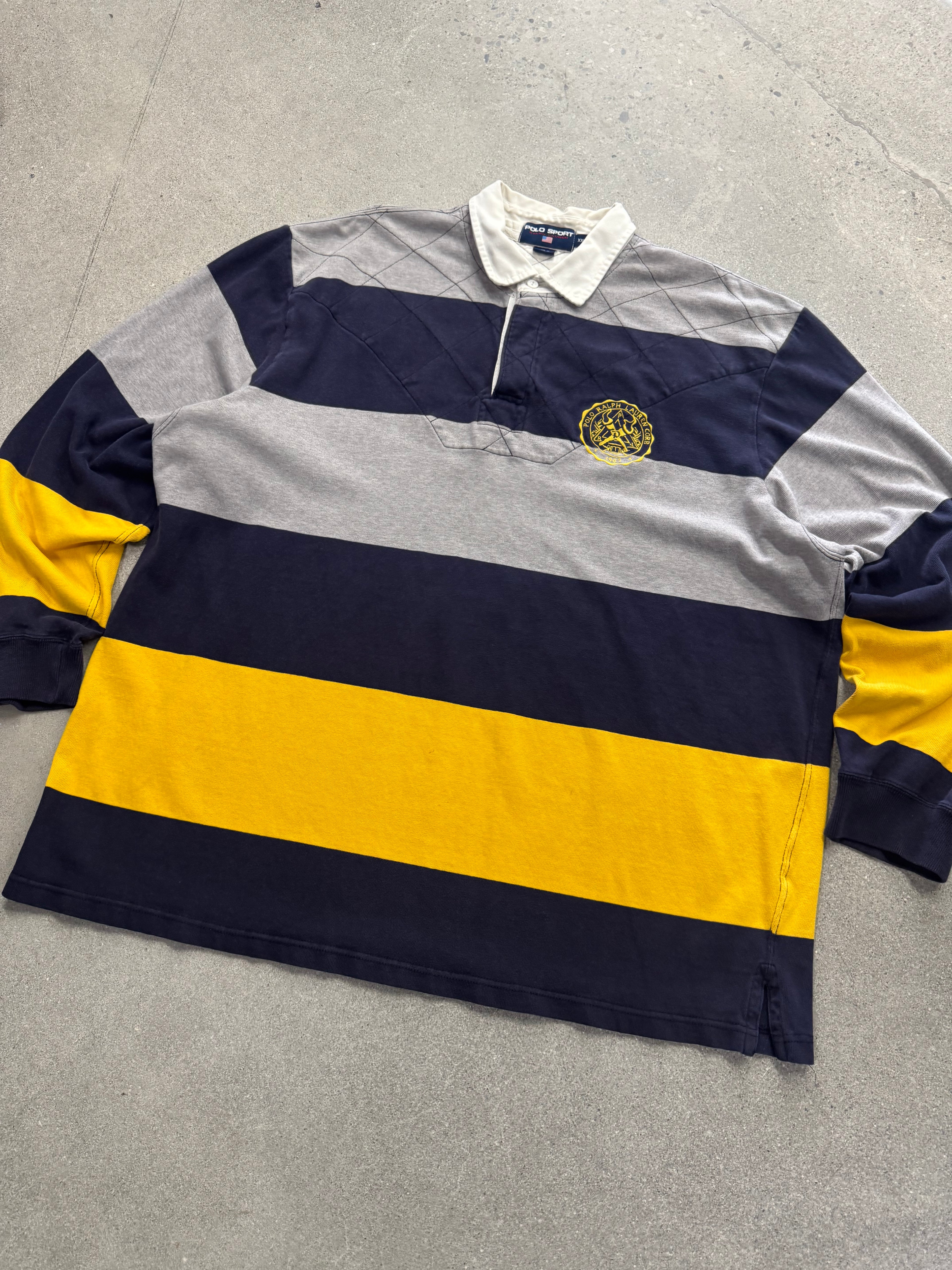 Polo Sport Collegiate Crest Rugby Shirt - XXL