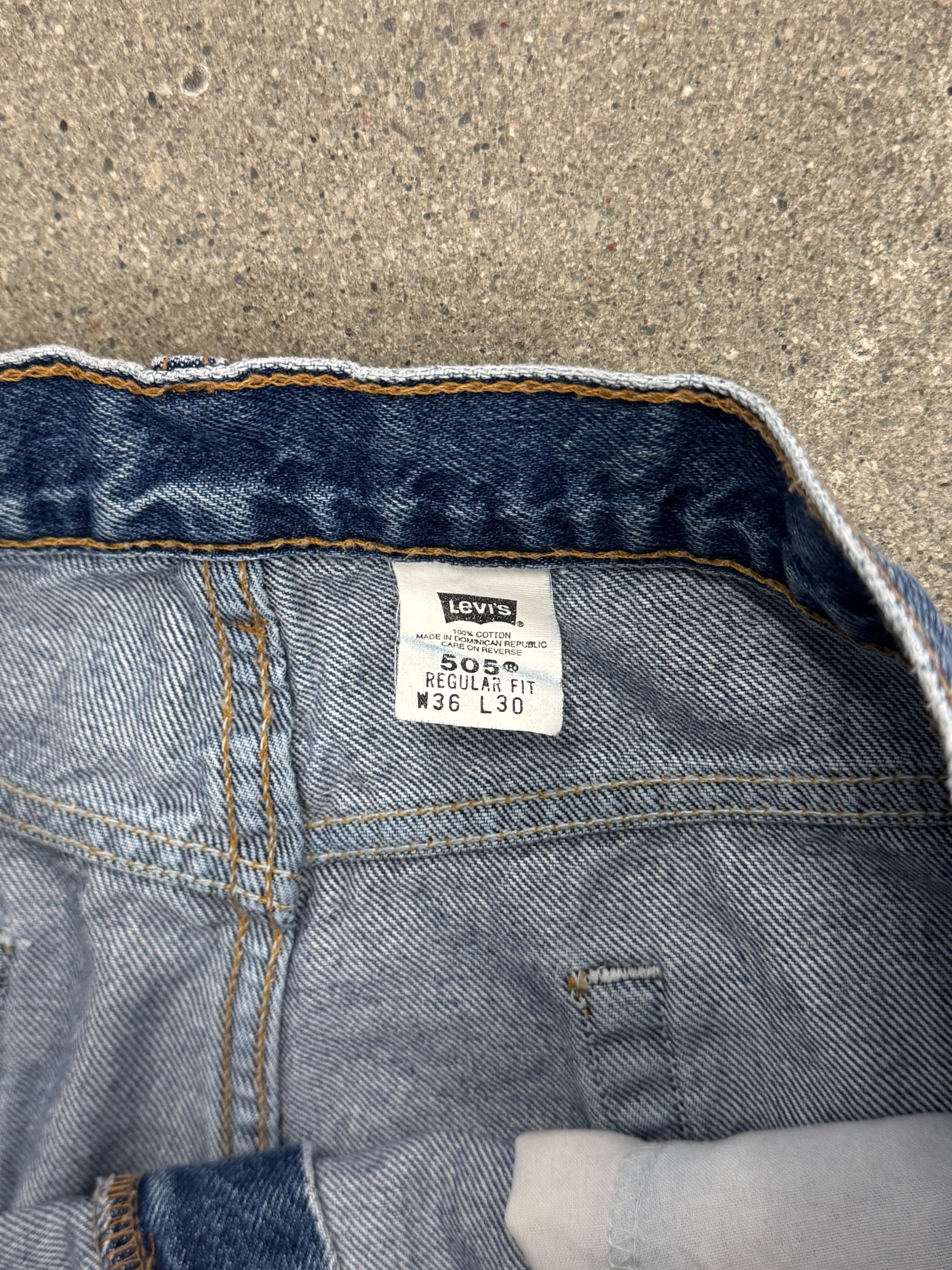 Faded Levi’s 505 Jeans - 34”