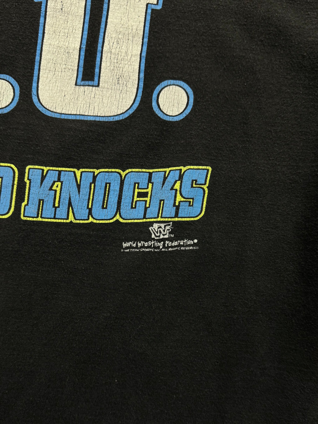 1998 Stone Cold Steve Austin WWF University T-Shirt - XL