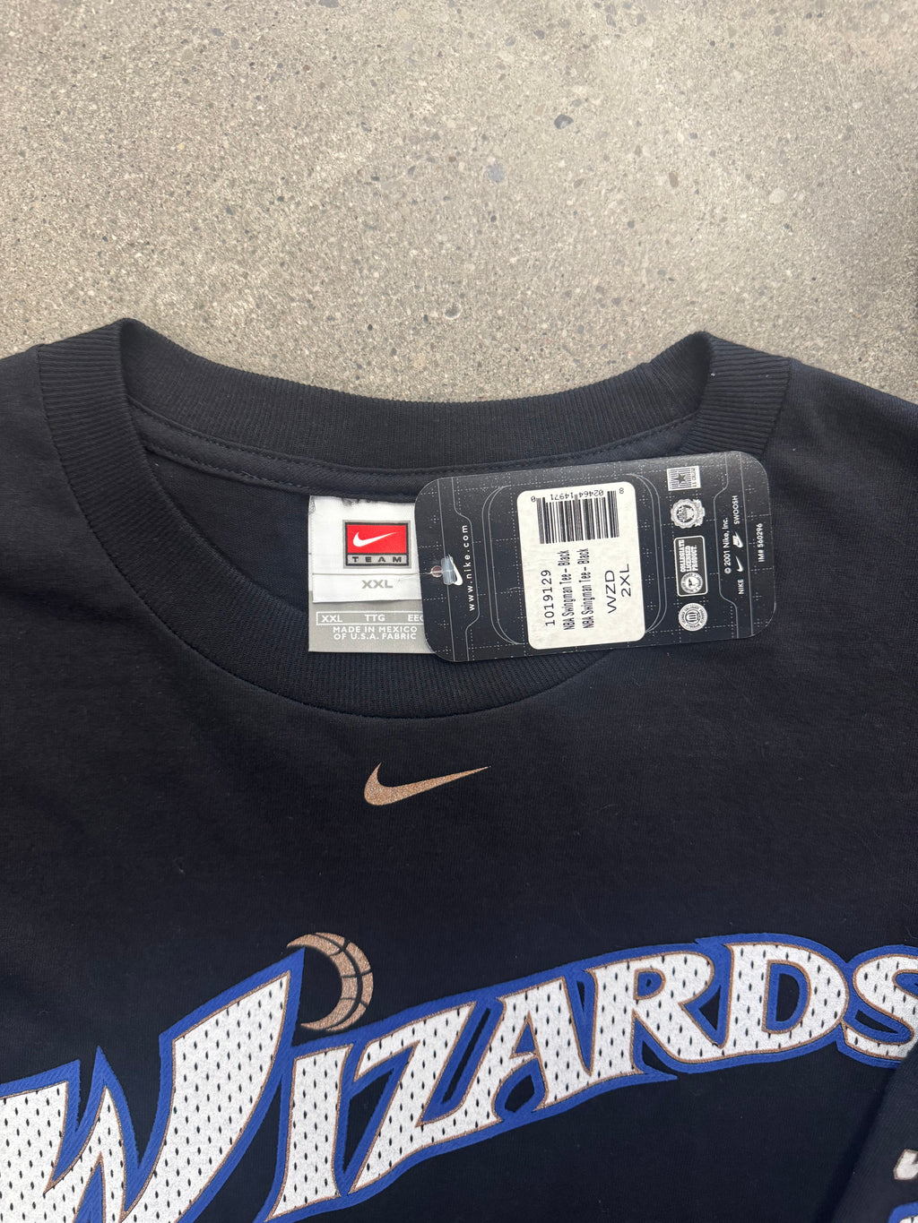 2001 Nike Washington Wizards Michael Jordan T-Shirt – XXL