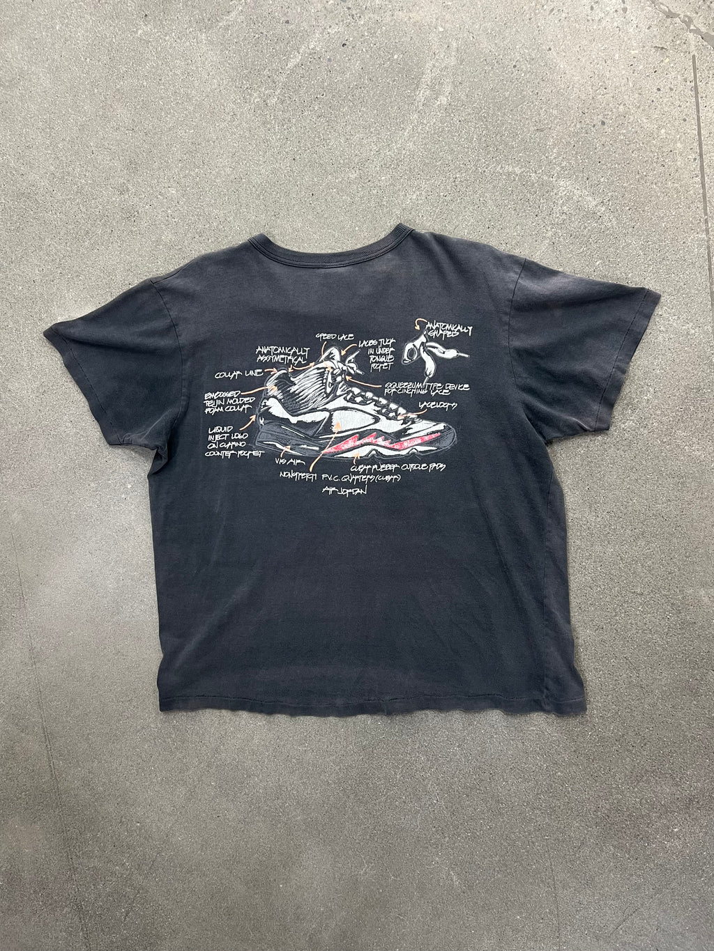 Faded Air Jordan By Nike Blueprint T-Shirt - L