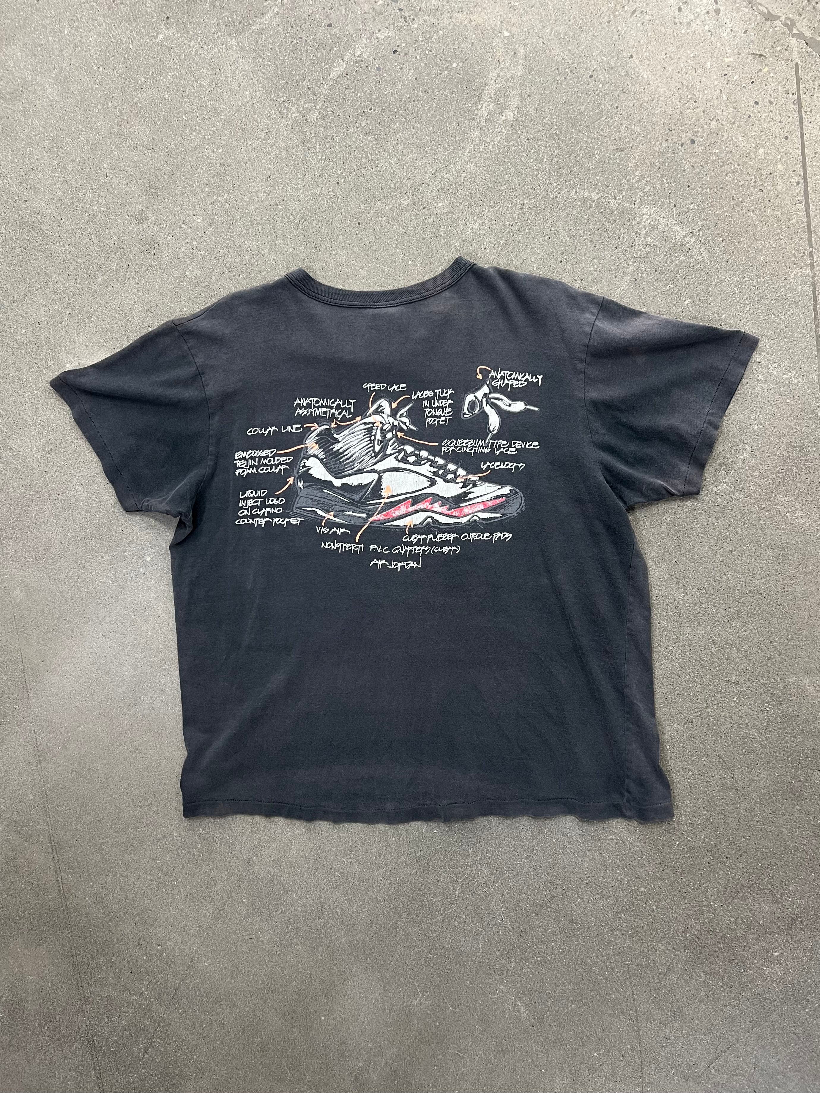 Faded Air Jordan By Nike Blueprint T-Shirt - L