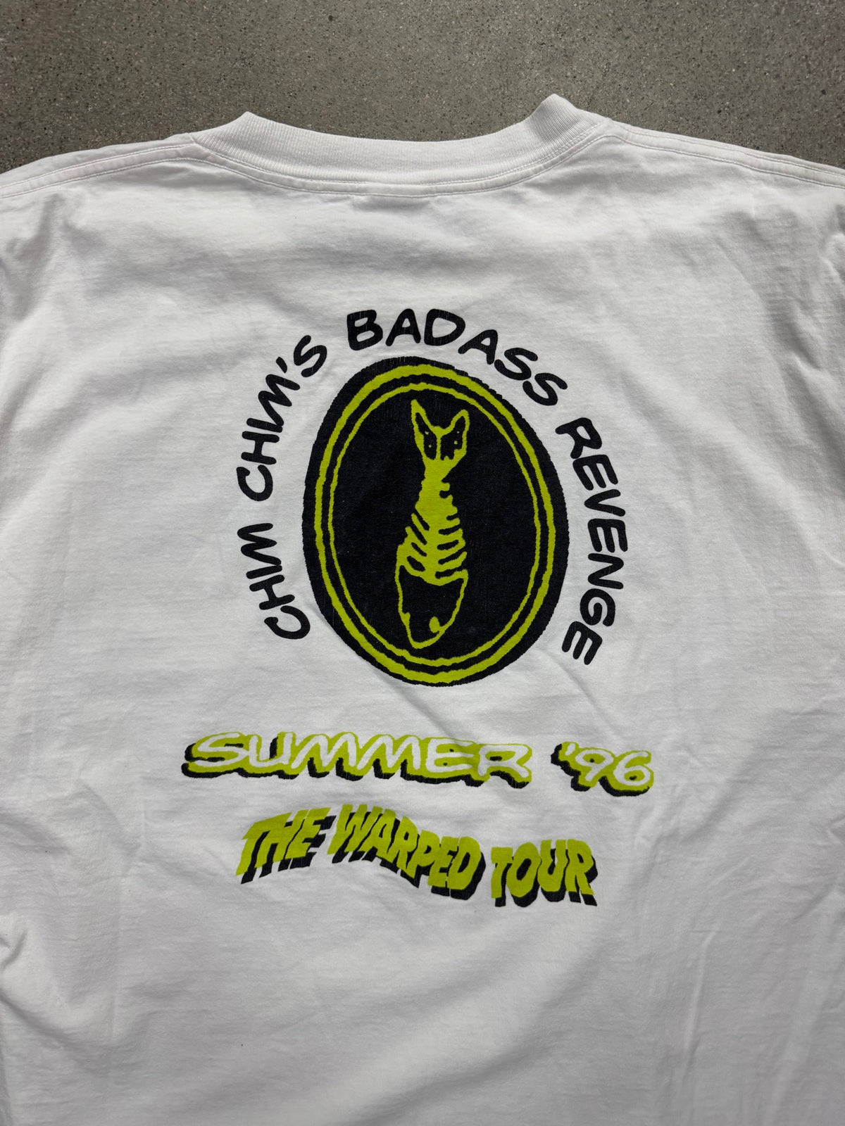 1996 Fishbone Chim Chim's Badass Revenge Warped Tour T-Shirt - XXL