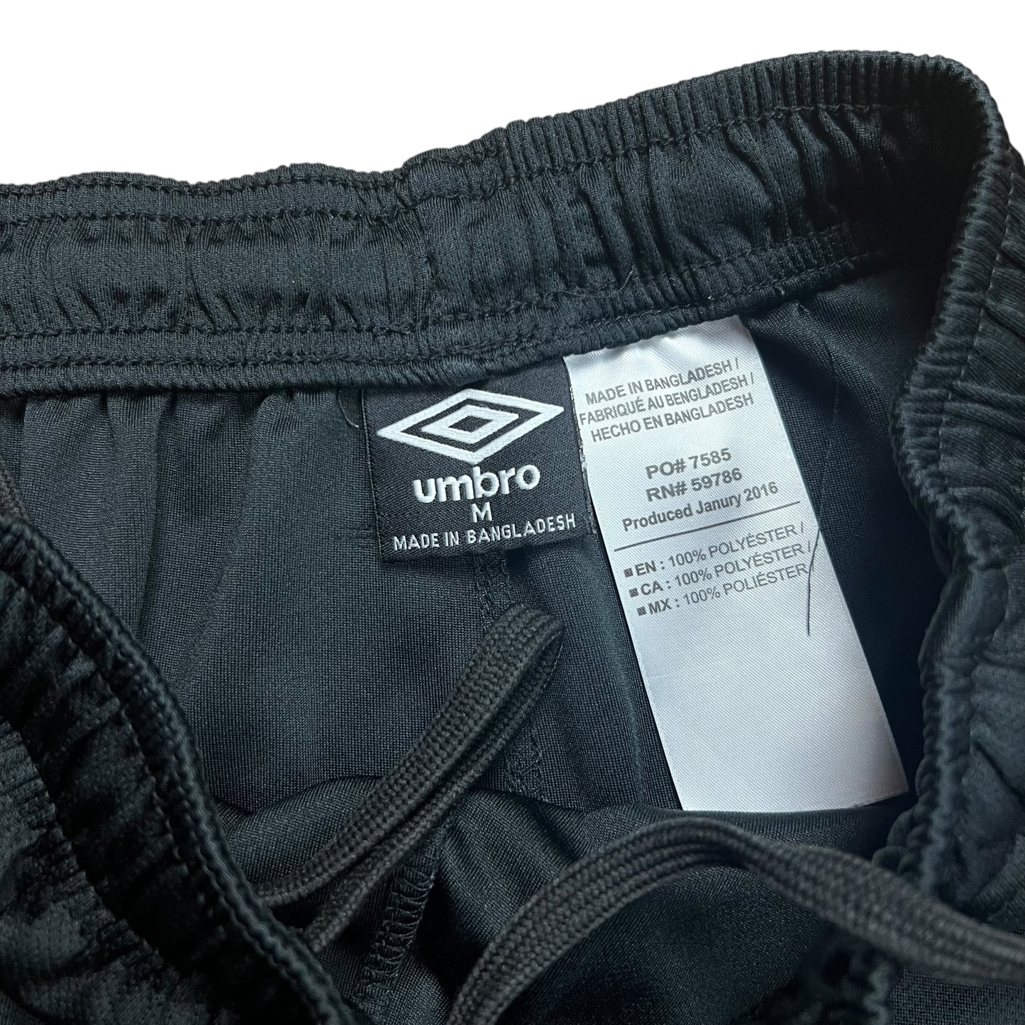 Umbro Basic Black Logo Shorts - M