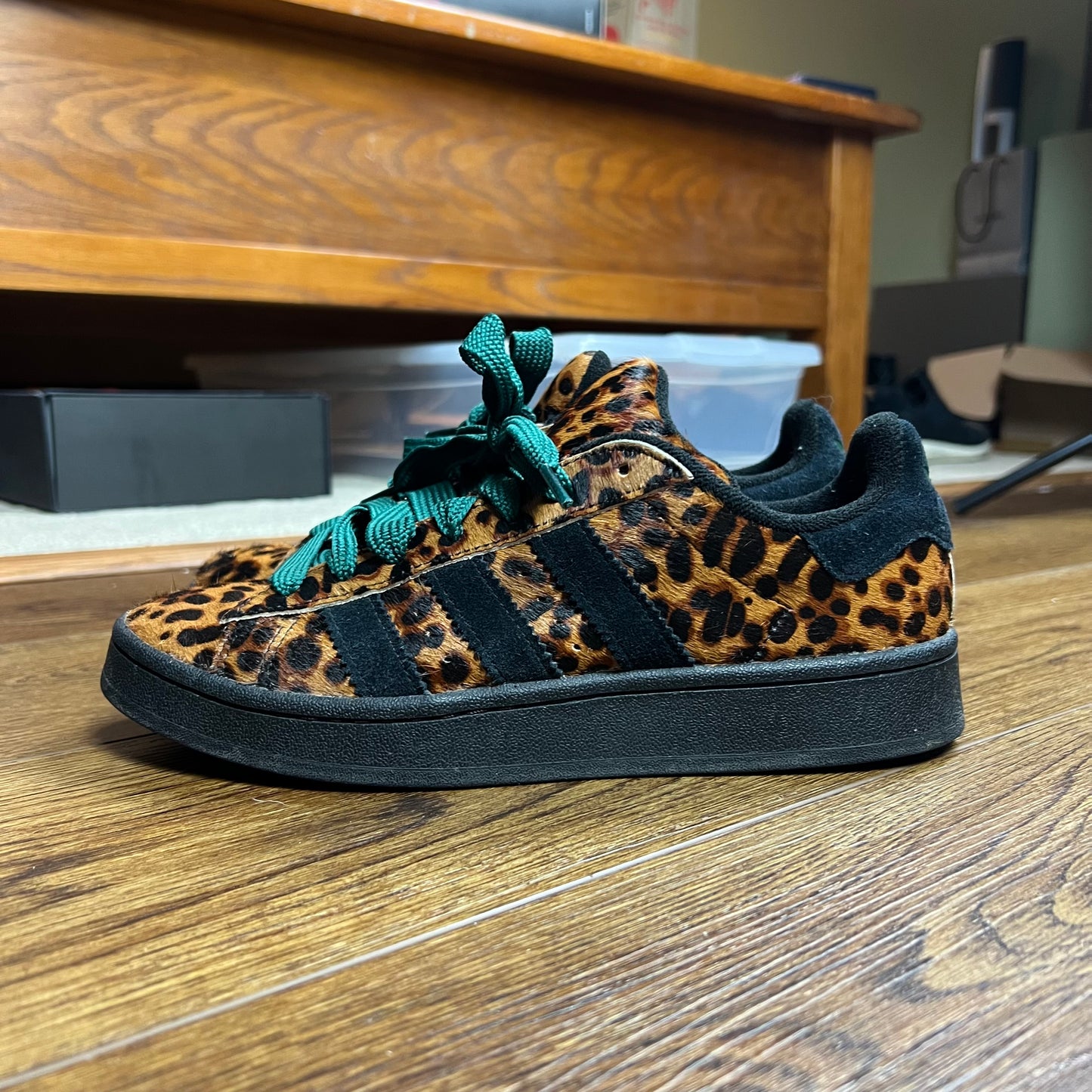 Adidas Campus 00s Cheetah Print Sneakers - 9US