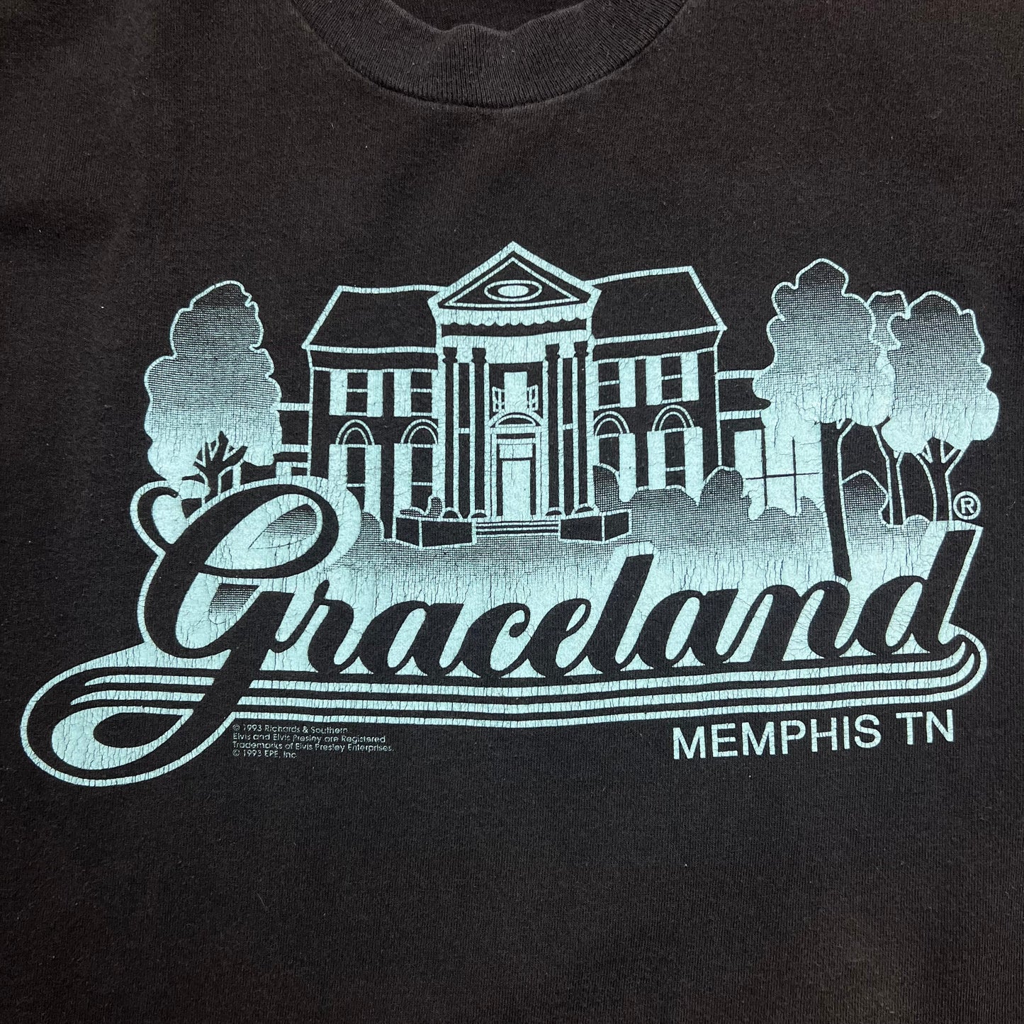 1993 Elvis Presley Graceland T-shirt - XL