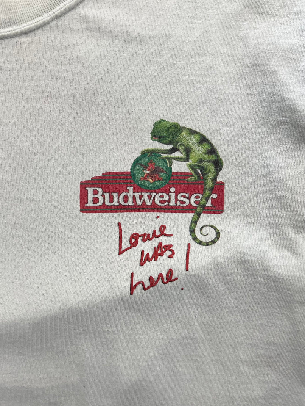1997 Louie The Lizard Budweiser T-Shirt - L