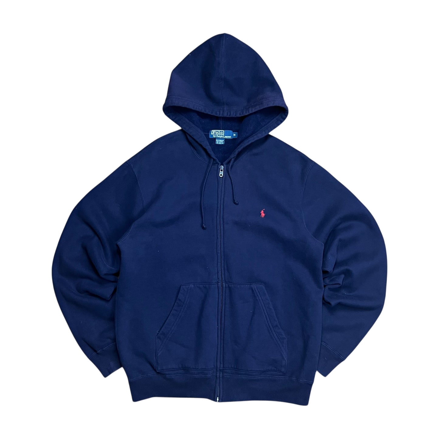 Polo Ralph Lauren Sun Faded Navy Zip-up Hoodie - M