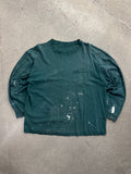 Blank Paint Splatter Long-Sleeve Pocket Shirt - XL