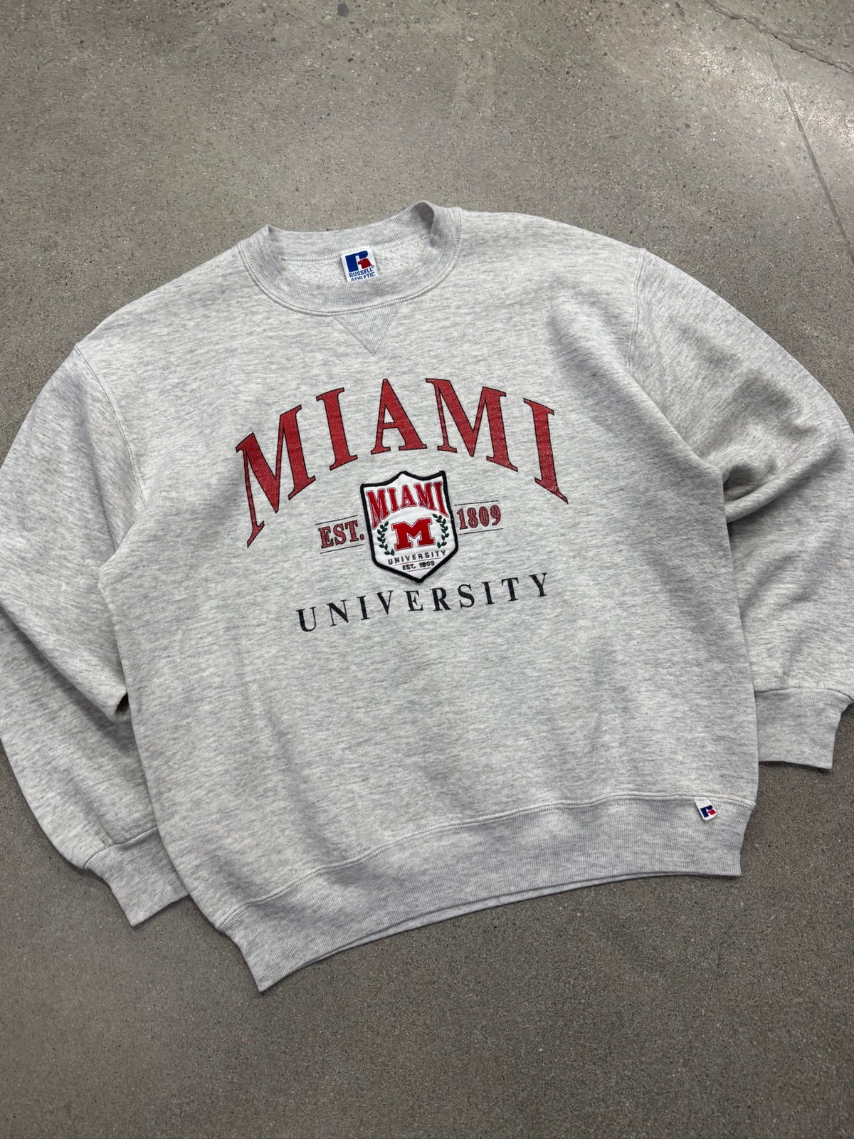 Russell Athletic Miami University Crewneck Sweatshirt - L
