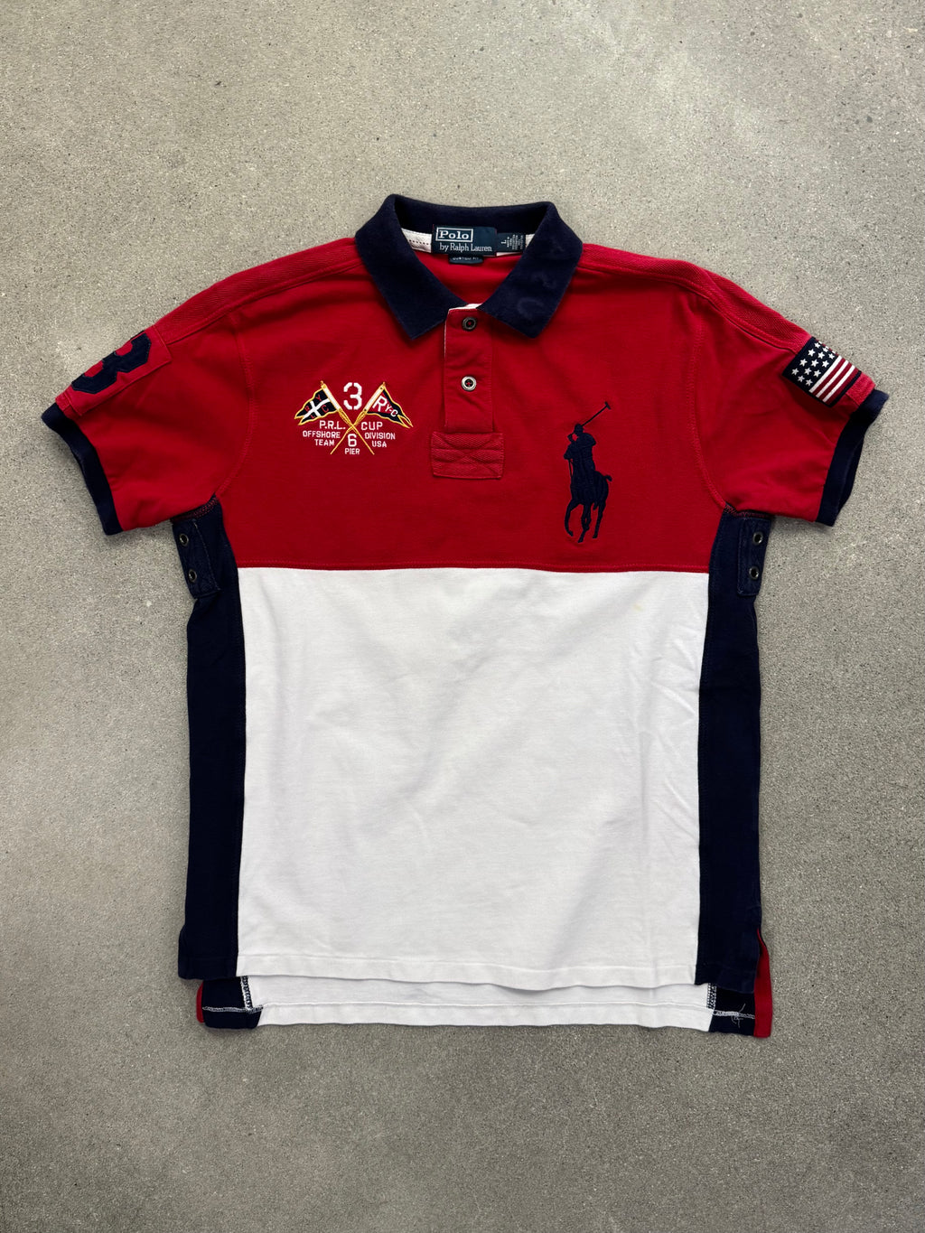 Polo By Ralph Lauren United States Offshore Big Pony Polo Shirt - L