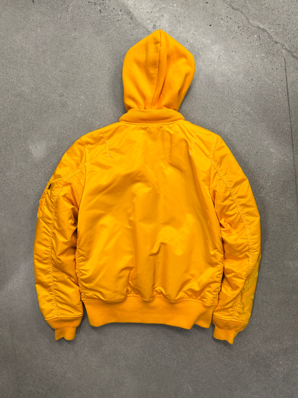 Alpha Industries MA-1 D-Tec Hood Flight Bomber Jacket - S