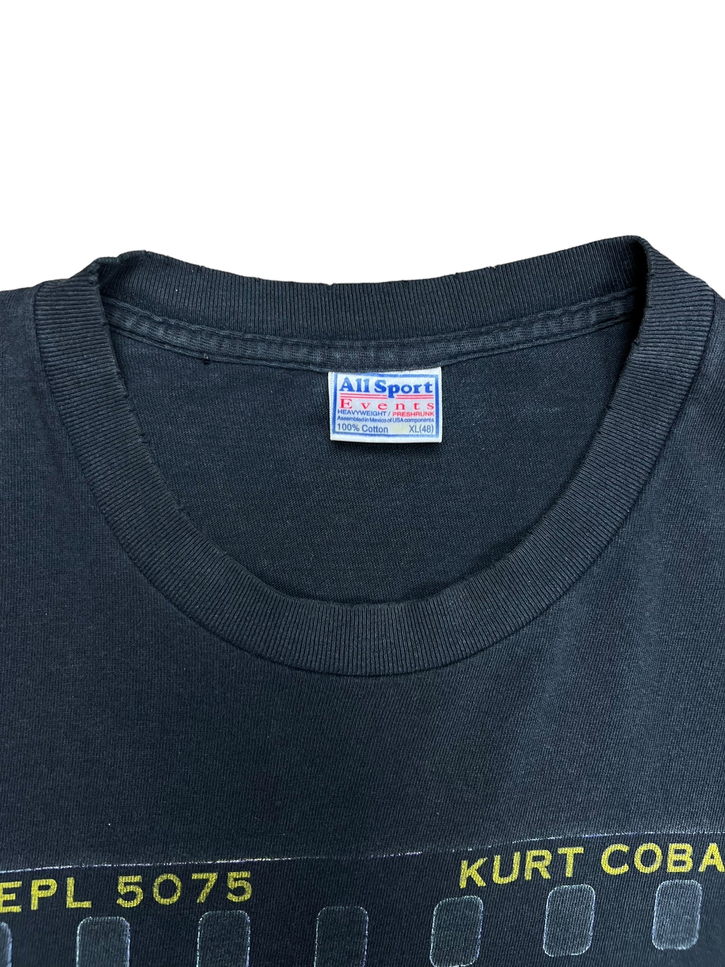 1999 Kurt Cobain Angel Wings T-shirt - XL