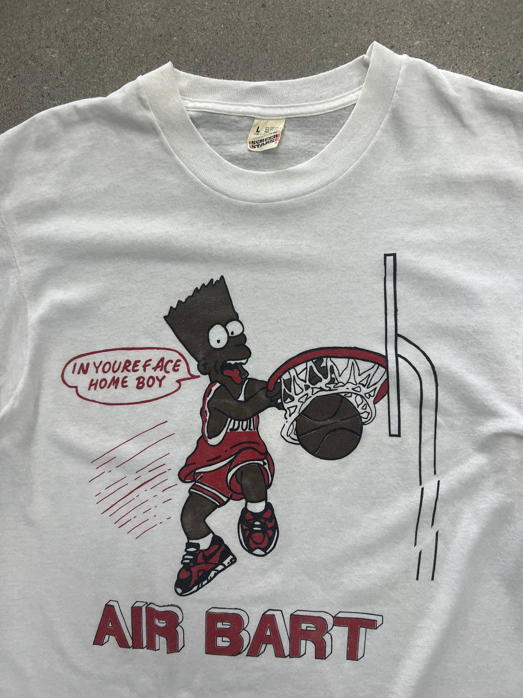 Bootleg Air Bart Simpson T-Shirt - M