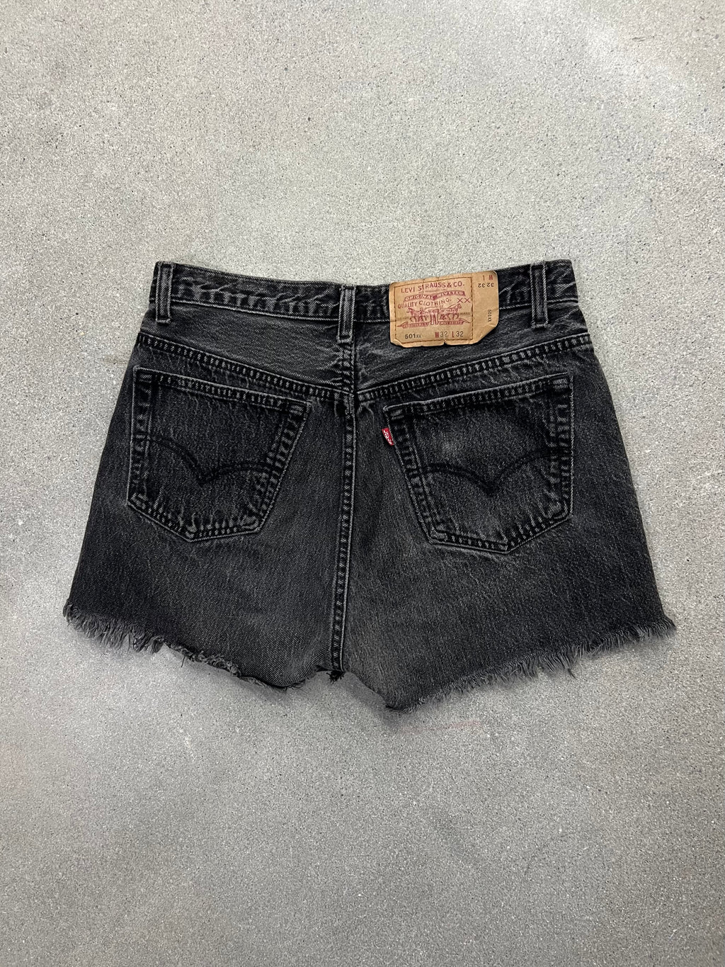Faded Levi’s 501XX Jean Shorts - 31”