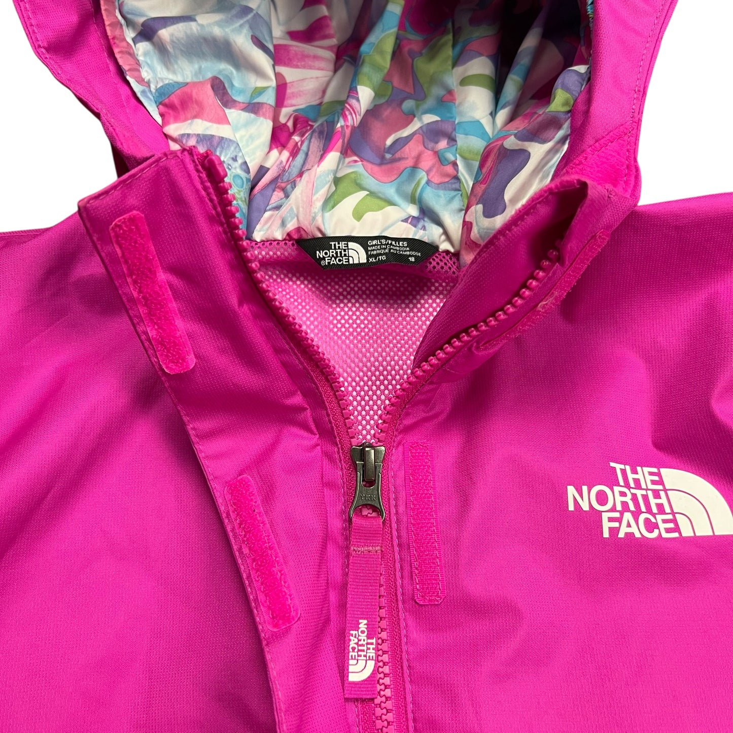 The North Face Pink Hyvent Rain Jacket - S