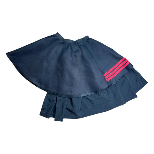 Y-3 Black Asymmetrical Mesh Skirt - M