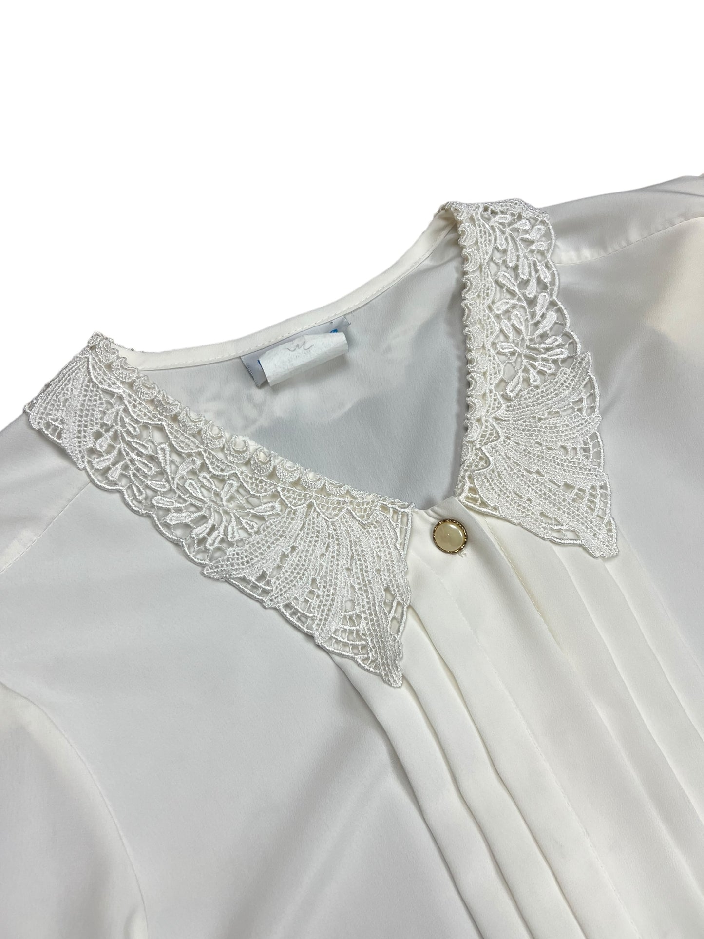 La Redoute White Laced Blouse - M