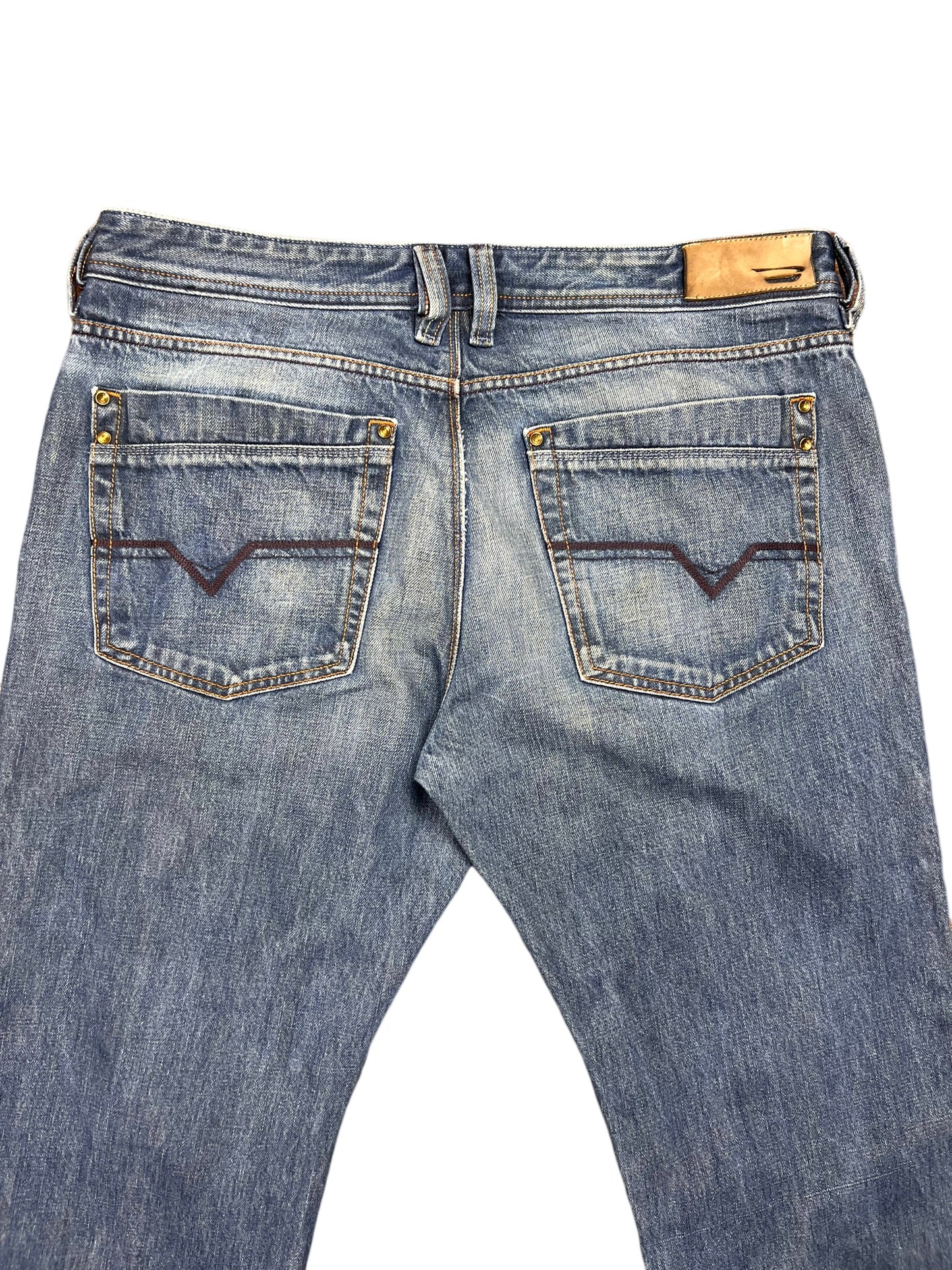 Diesel Double Layered Medium Wash Jeans - 36"
