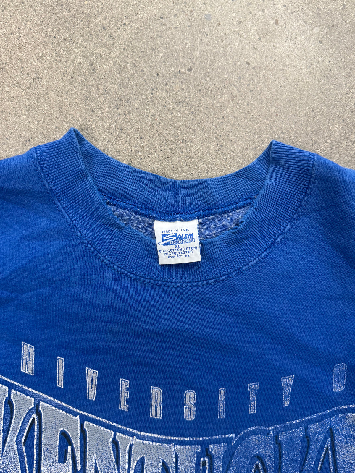 Salem Sportswear University of Kentucky Wildcats Crewneck Sweatshirt - XL