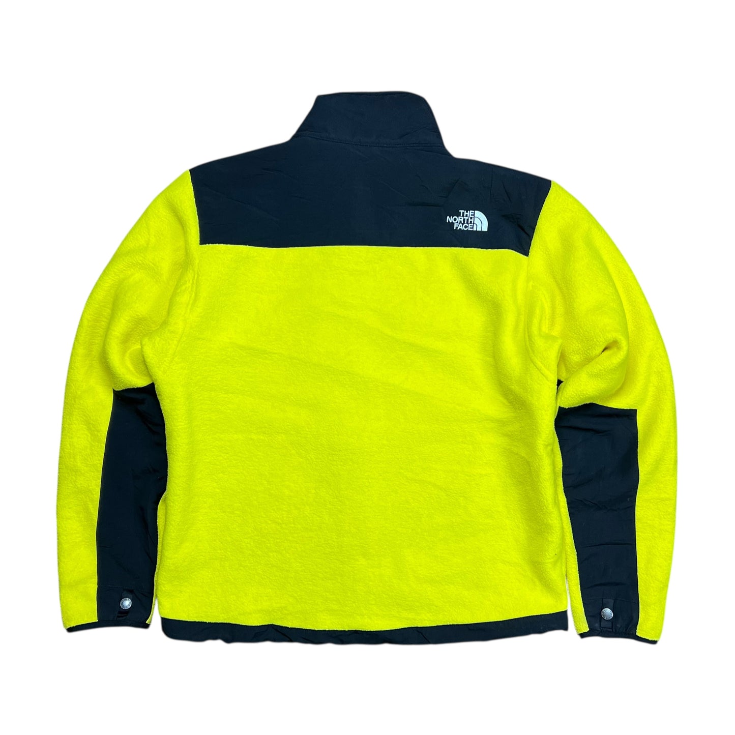 The North Face Neon Yellow Denali Fleece Jacket - M