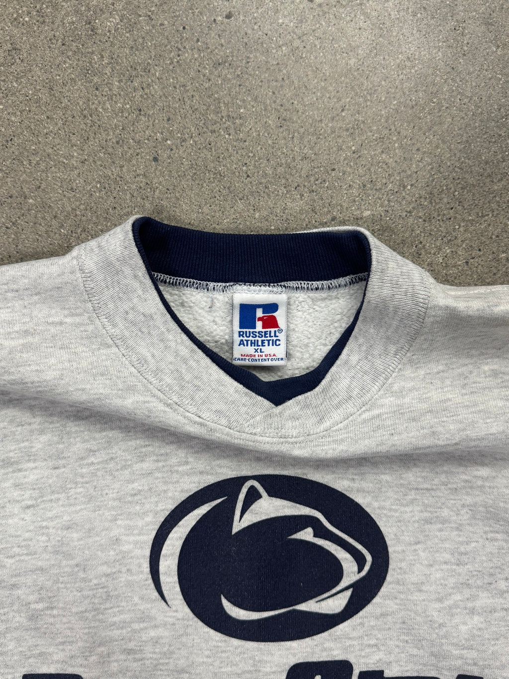 Russell Athletic Penn State University Two-Tone Crewneck Sweatshirt - XL