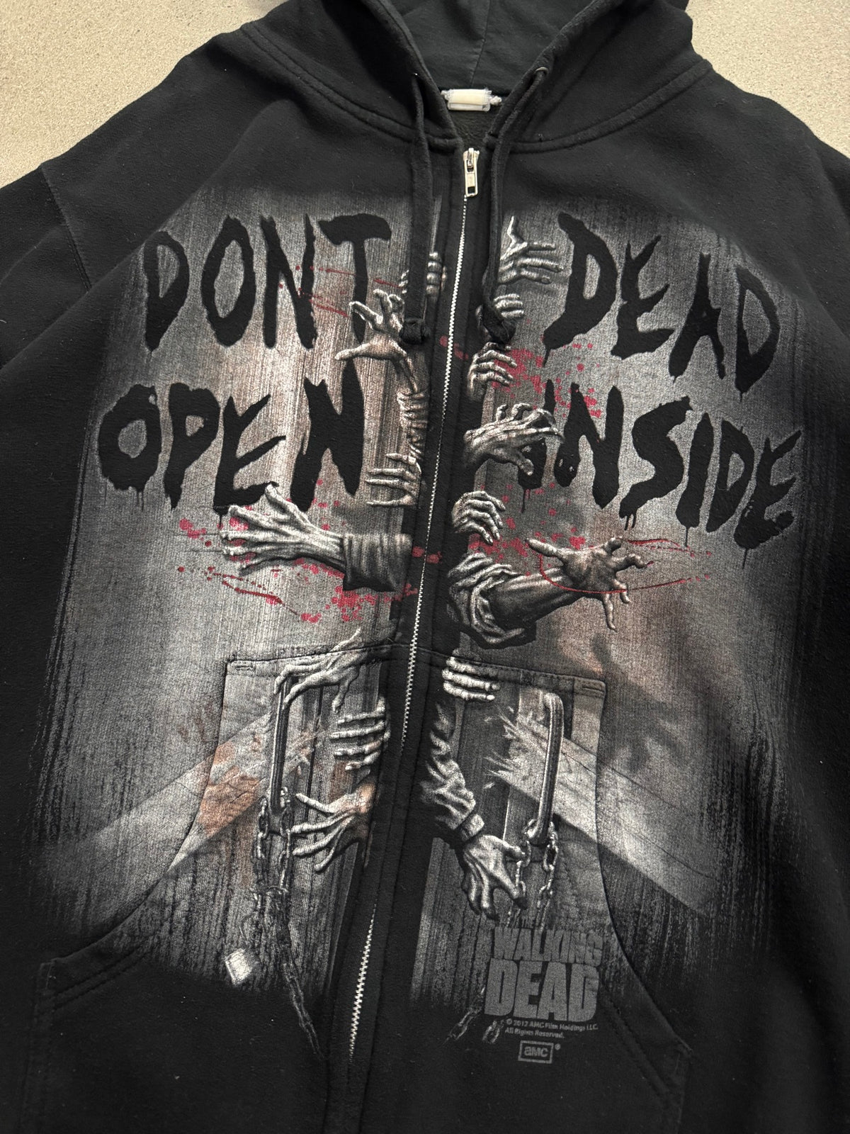 The Walking Dead Dead Inside Full-Zip Hoodie - L