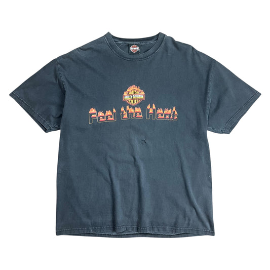 2002 Harley-Davidson Faded Feel The Heat T-shirt - XL