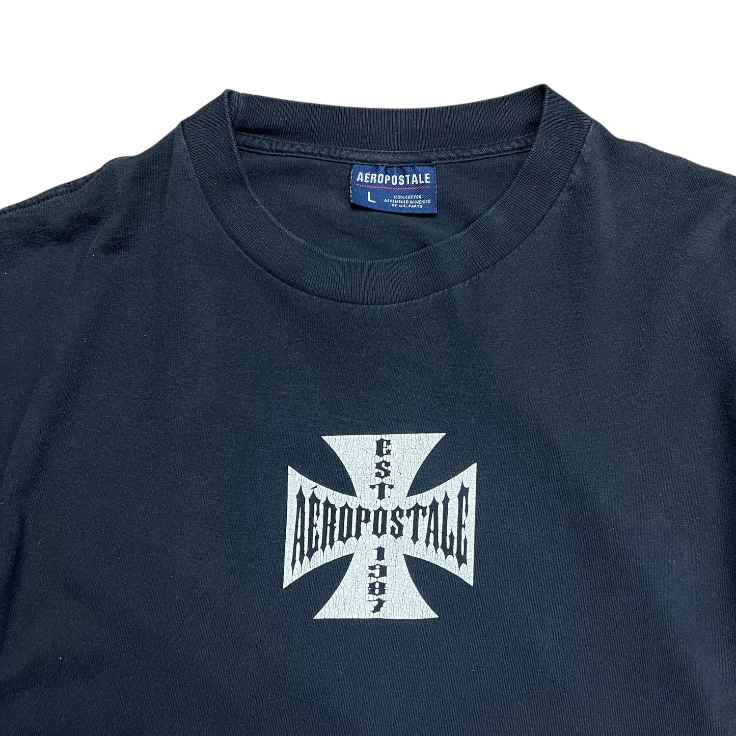 Aeropostale West Coast Chopper Spoof T-shirt - L