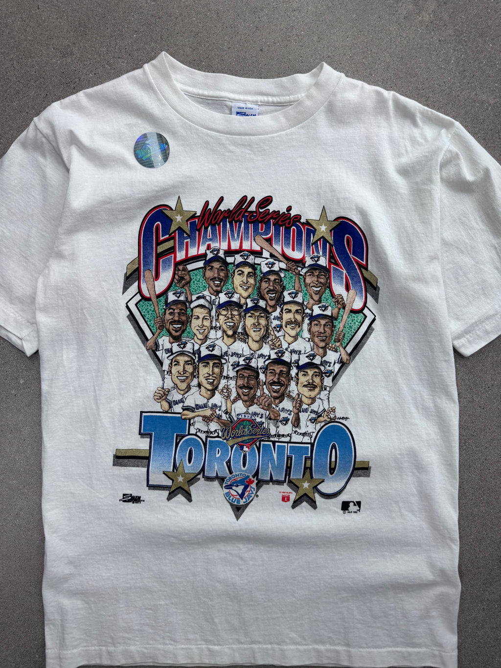 1992 Salem Sportswear Toronto Blue Jays World Series MLB Champions - L