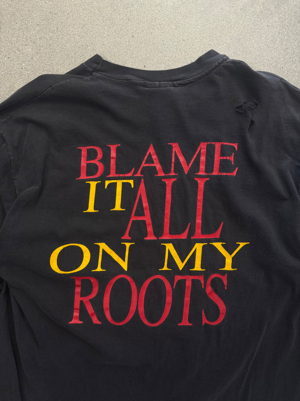 Ausgeblichenes 1996 Garth Brooks I’ve Got Friends In Low Places Langarm Tour Shirt – XL