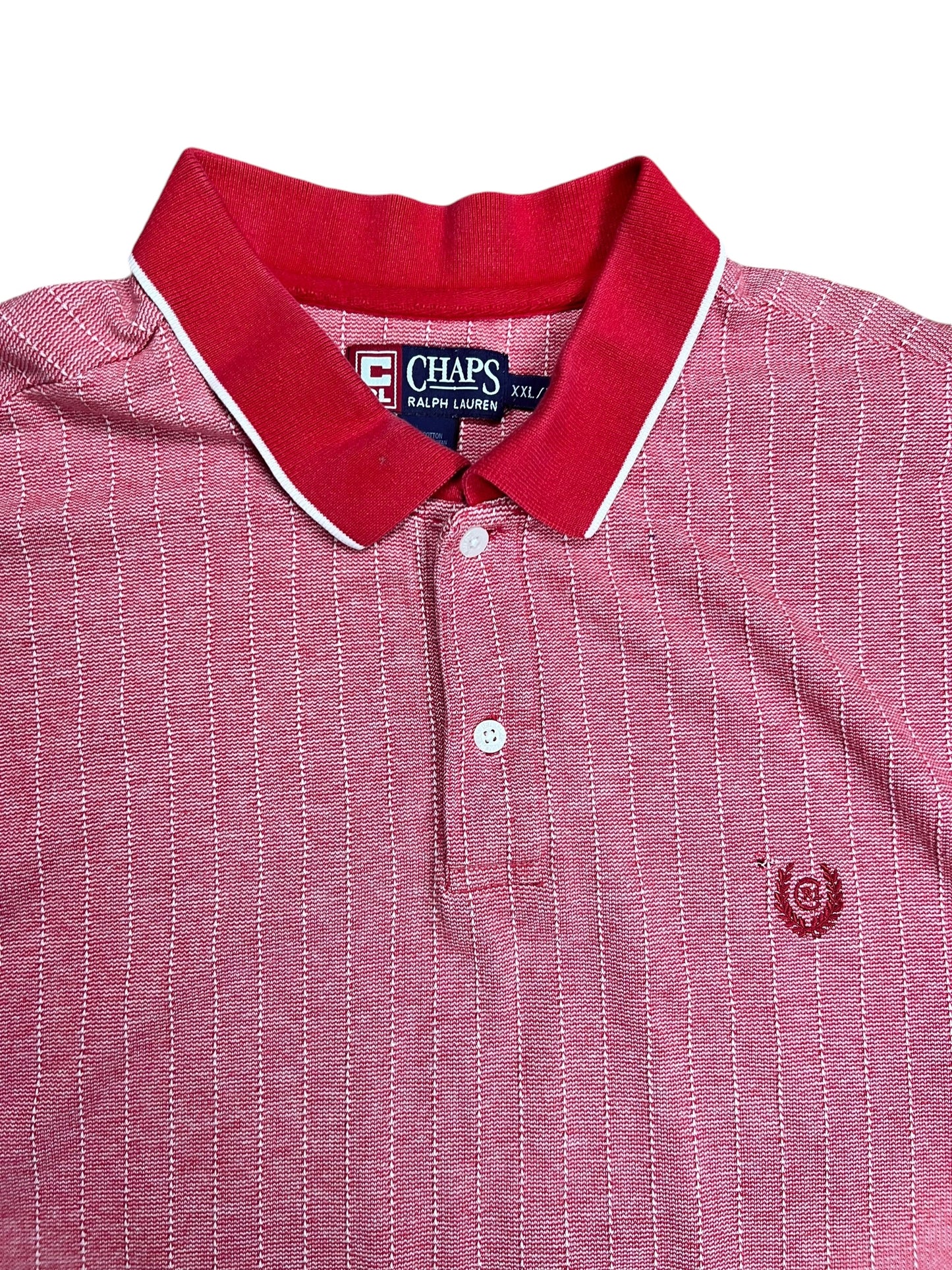 Chaps Ralph Lauren Red Polo Shirt - XL