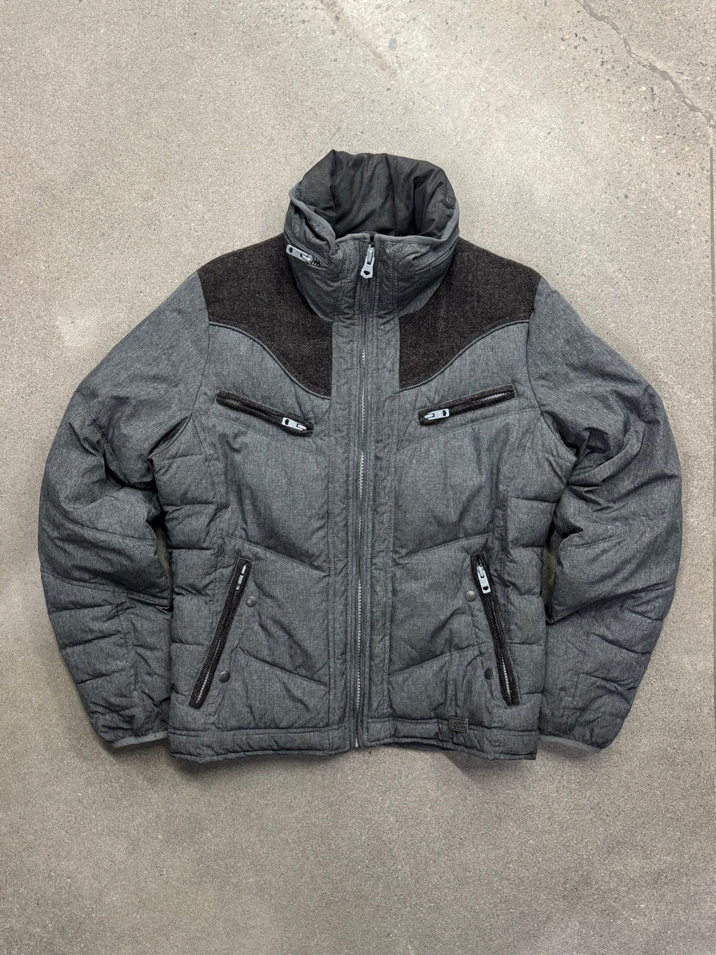 Diesel Wool-Trim Welger Puffer Jacket - M