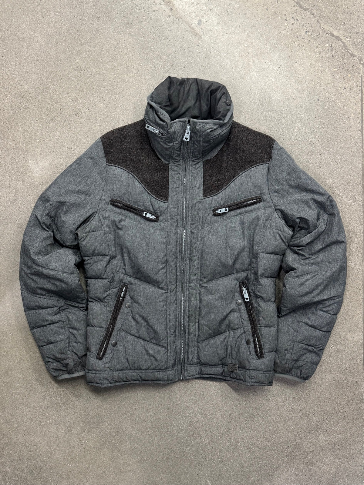 Diesel Wool-Trim Welger Puffer Jacket - M