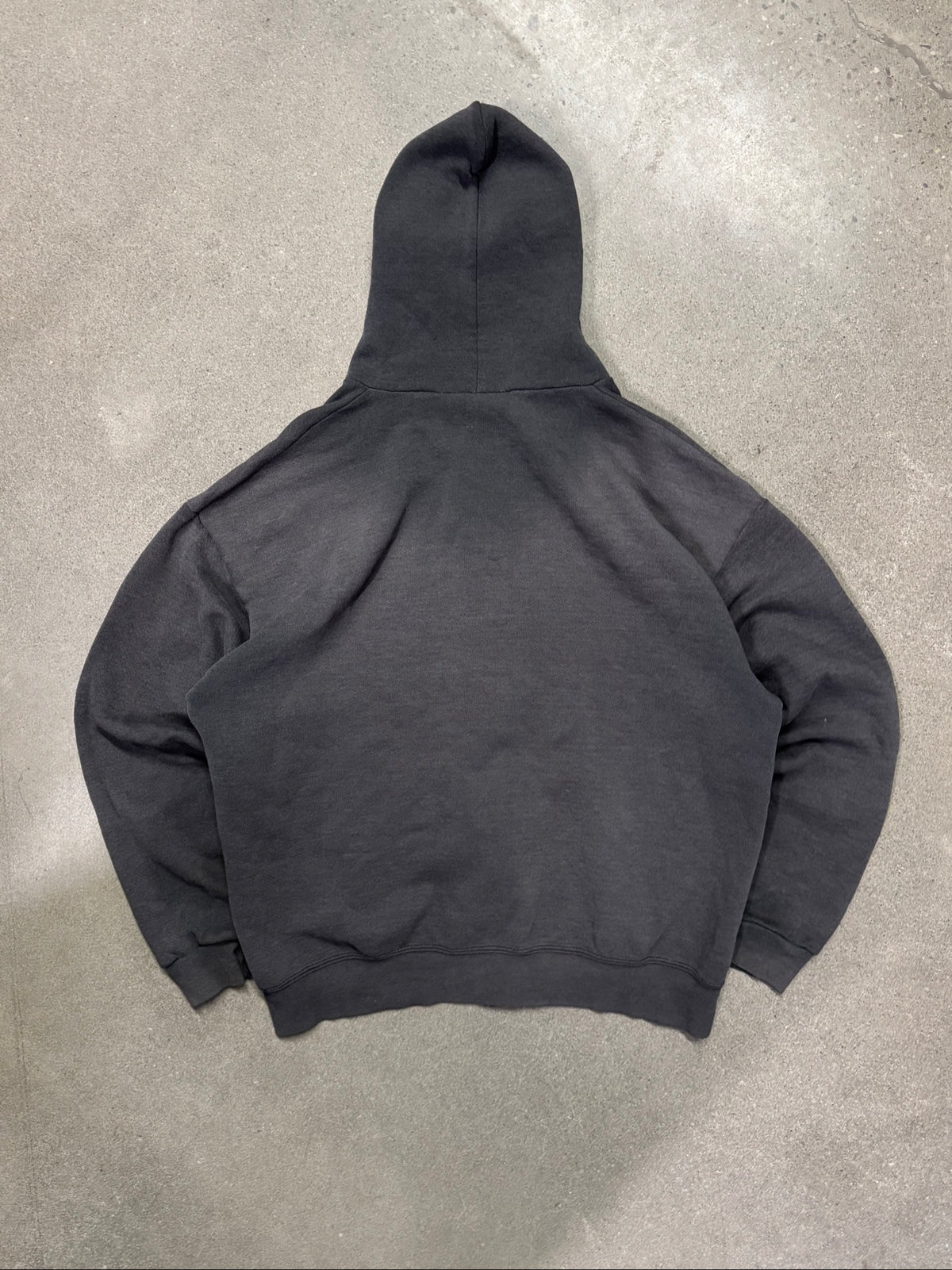 Faded Lee Blank Full-Zip Hoodie - L