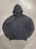 Faded Lee Blank Full-Zip Hoodie - L