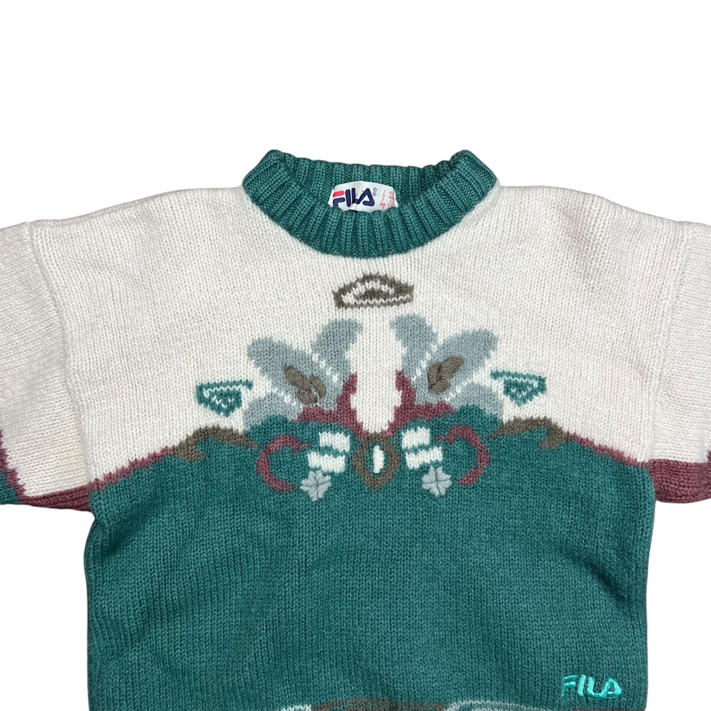 FILA Wool Knit Ski Sweater - XS