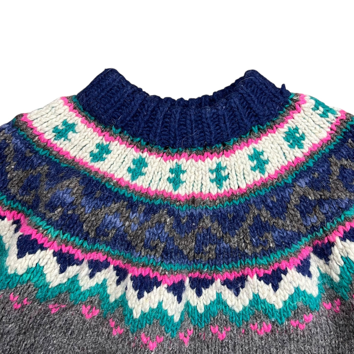 Nuca Huasi Hand Knit Wool Sweater - M