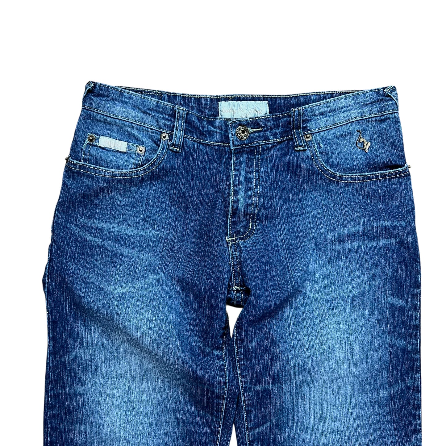 Baby Phat Faded Blue Capri Jeans - 28”