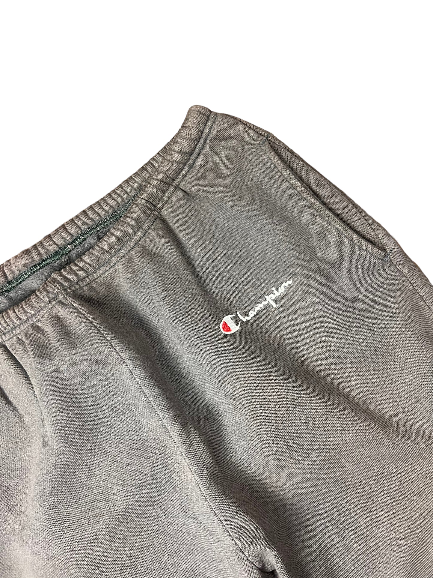 Faded Grey Champion Sweatpants - L
