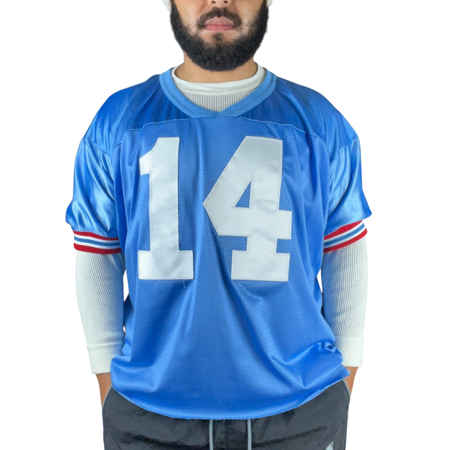 Wilson Houston Oilers Cropped NFL Jersey - XXL