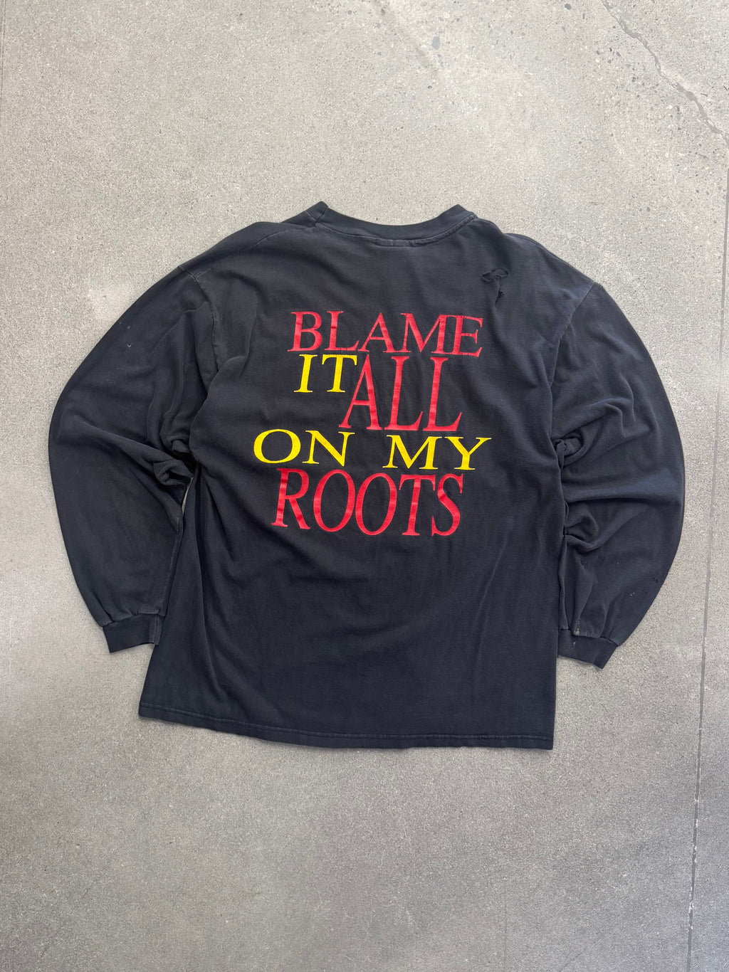 Ausgeblichenes 1996 Garth Brooks I’ve Got Friends In Low Places Langarm Tour Shirt – XL