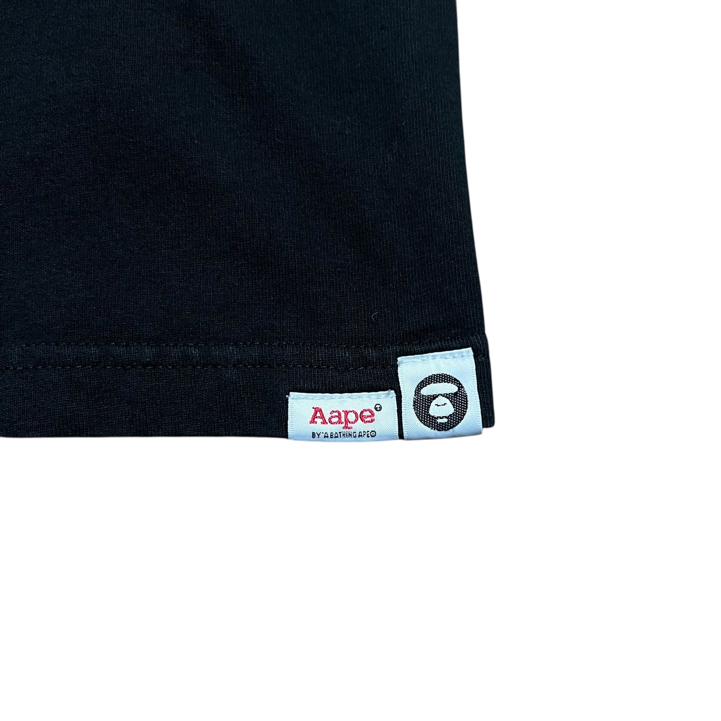 Aape Red Logo Moonface T-shirt - S