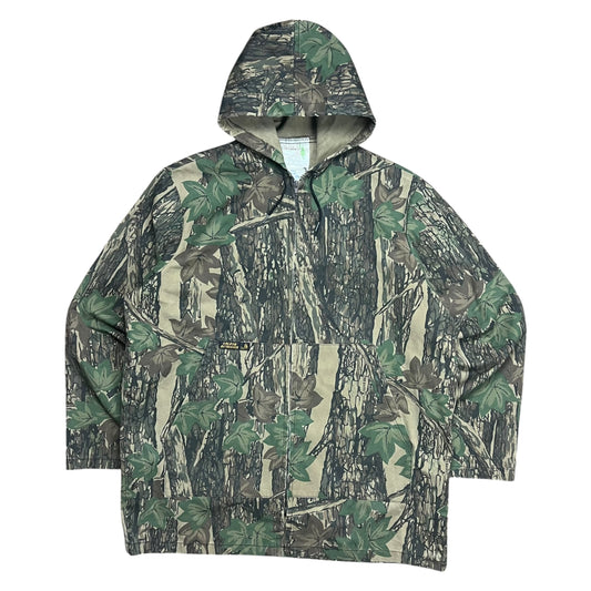 Golden Retriever Lightweight Tree Bark Camo Hunting Jacket - XL