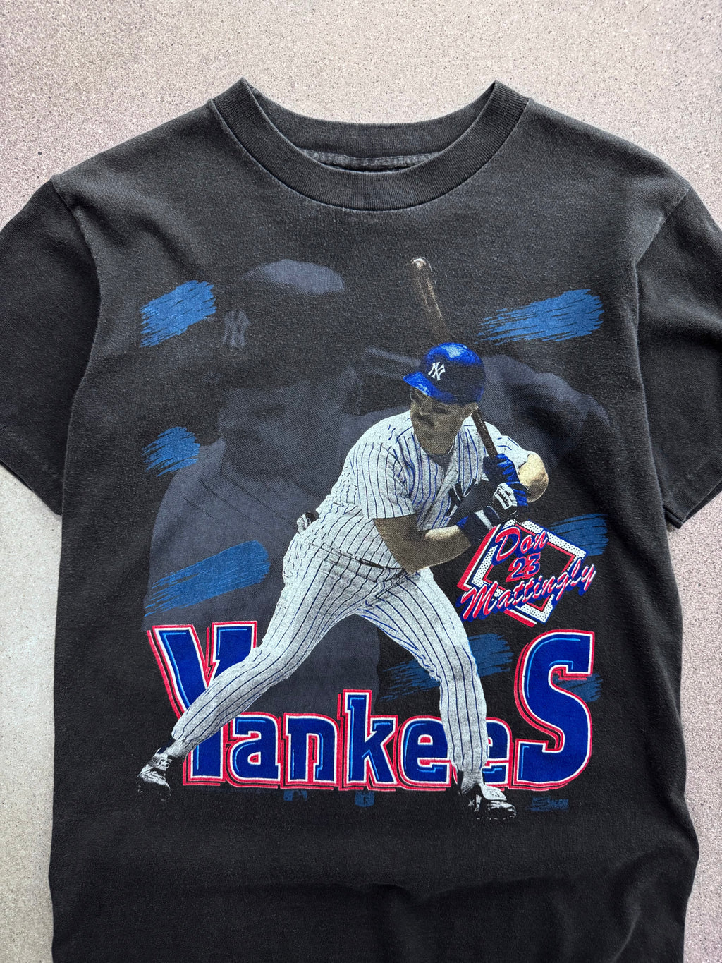 1990 Salem Sportswear Don Mattingly New York Yankees MLB T-Shirt - S