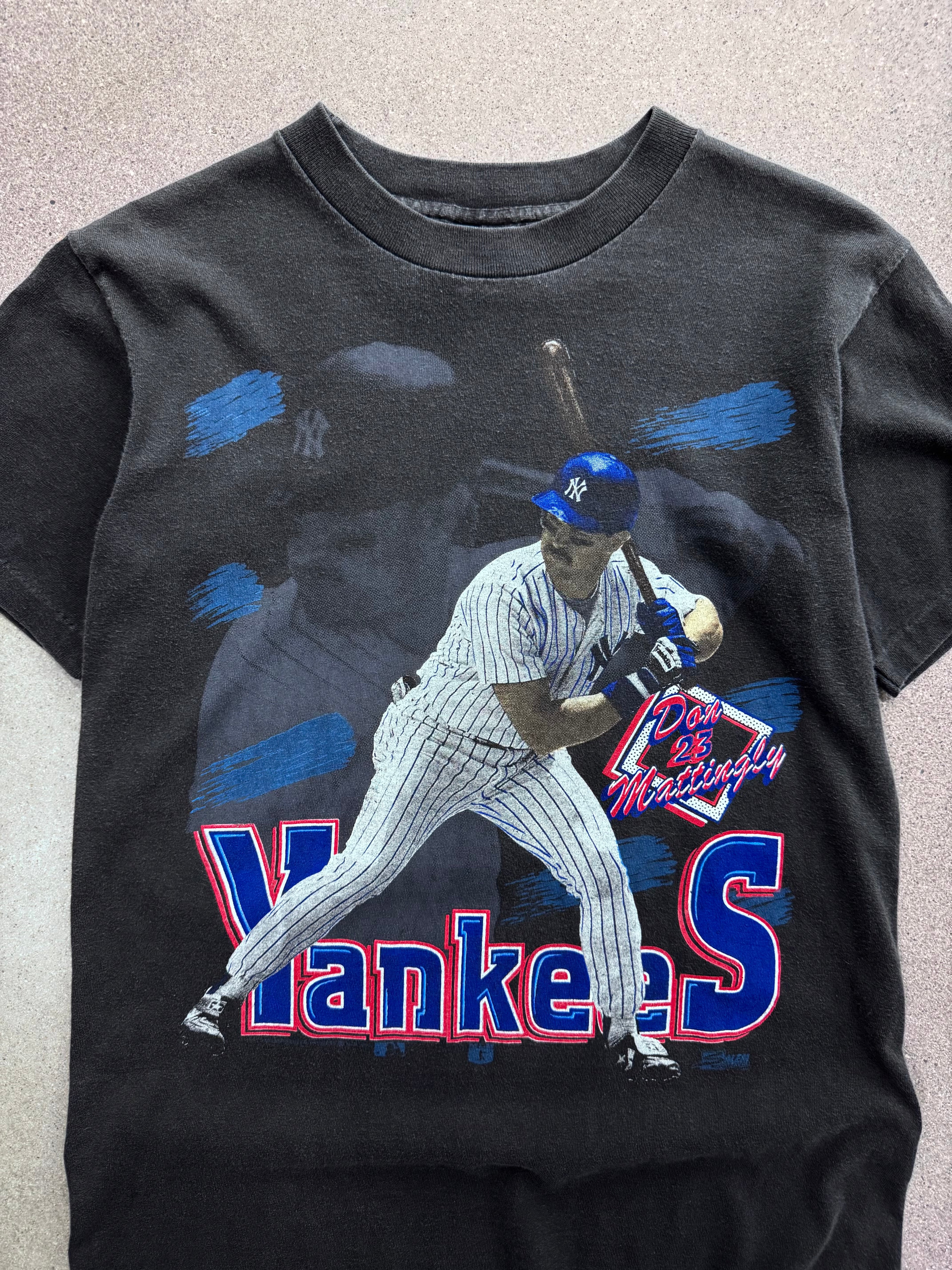 1990 Salem Sportswear Don Mattingly New York Yankees MLB T-Shirt - S
