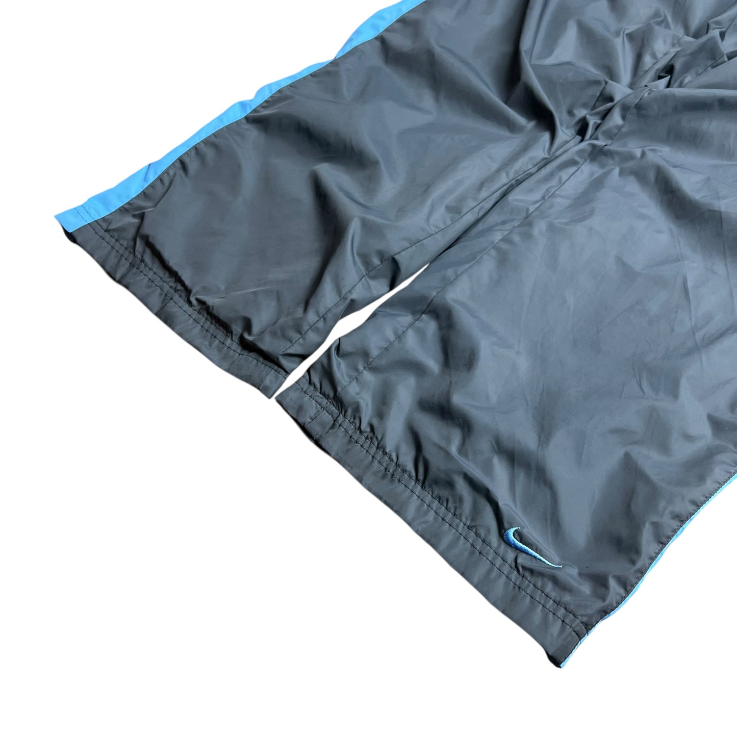 Nike Baggy Grey & Baby Blue Track Pants - XL