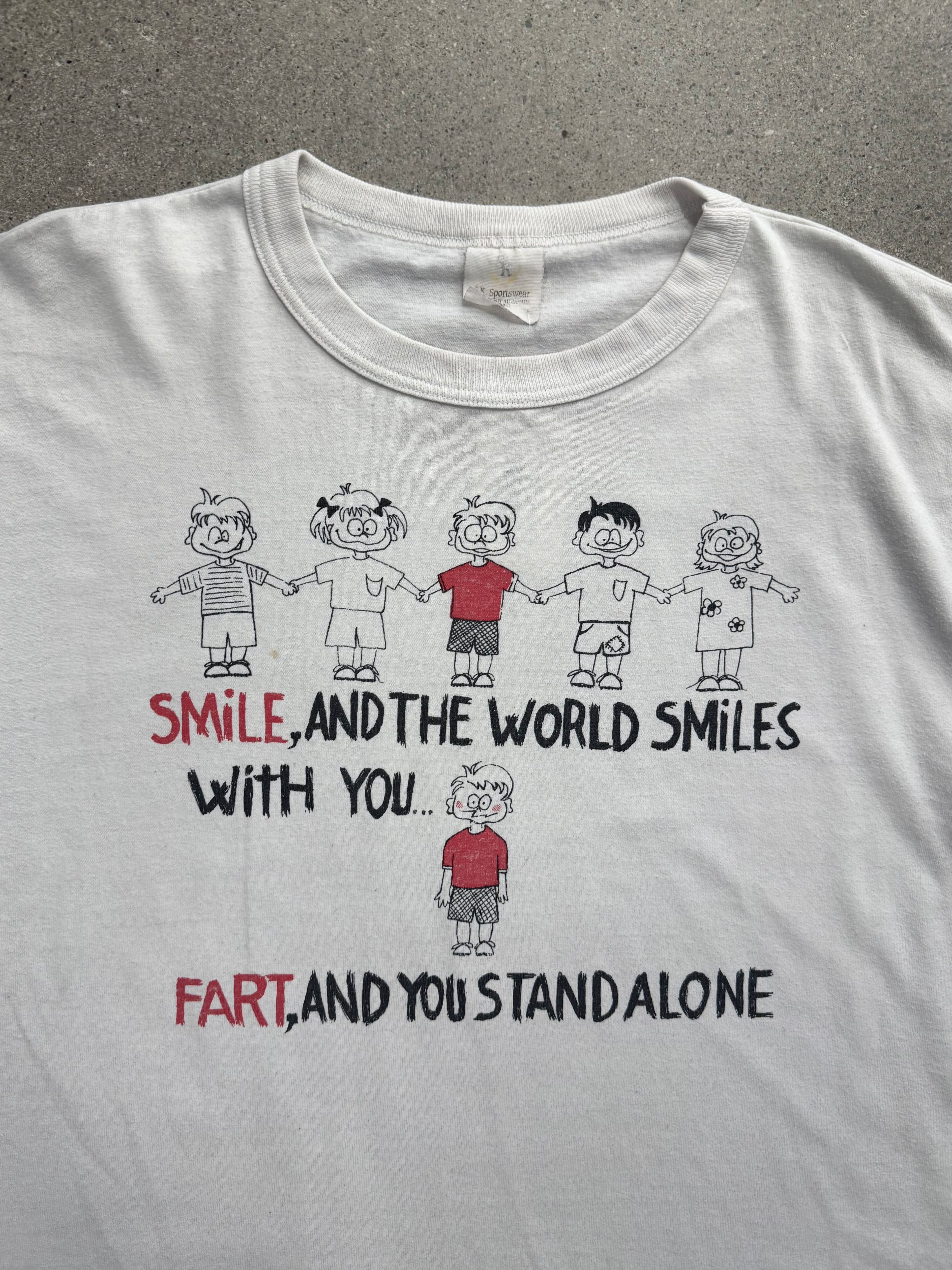 Fart & Stand Alone Parody T-Shirt - L